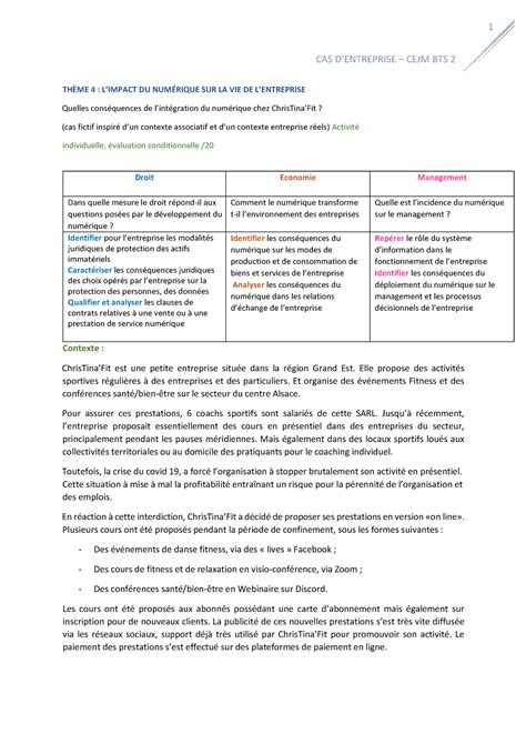 Sujet Et Corrige Cejm Experimentation Vf Juillet Cas D