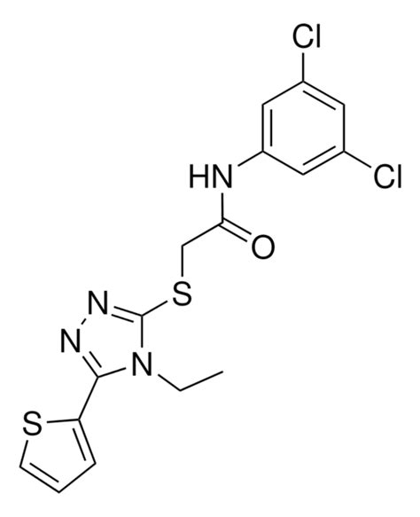 N 3 5 DICHLOROPHENYL 2 4 ETHYL 5 2 THIENYL 4H 1 2 4 TRIAZOL 3 YL