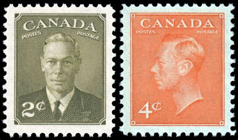 Buy Canada 305 6 King George VI With POSTES POSTAGE 1951 New