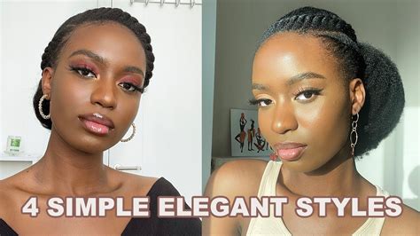 Simple And Easy Natural Hairstyles On Natural Hair 2021 Compilation With