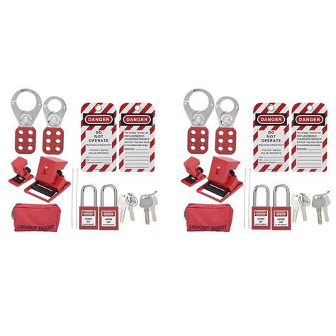 Pcs Lockout Tagout Locks Tags Set Lockout Locks Keyed Different