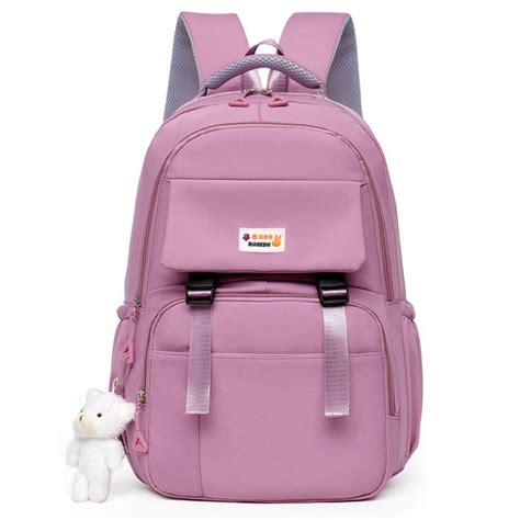 Mochila Feminina Escolar Passeio Coreano Grande Capacidade Imperme Vel