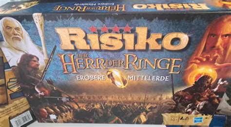 RISIKO BRETTSPIEL Der Herr Der Ringe Erobere Mittelerde Hasbro EUR