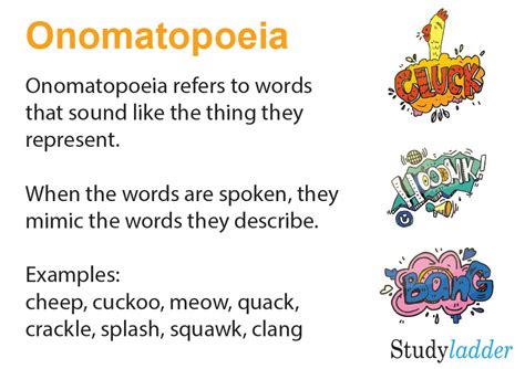 give    onomatopoeia sentence dybne
