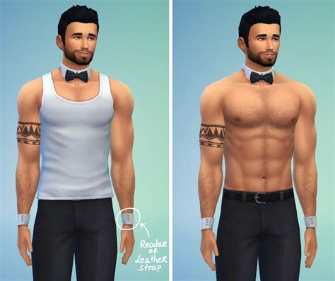 My Sims 4 Blog Bowtie Necklace Cuff Bracelets By Lumialover Sims