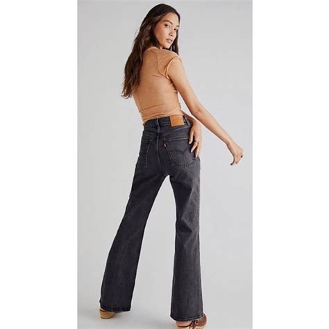 Levis Premium S High Rise Flares Gem