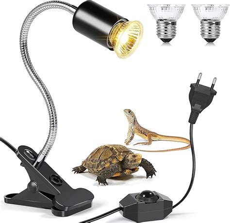 Miliwan Lampe Chauffante Tortue Lampe Chauffante Terrarium Avec