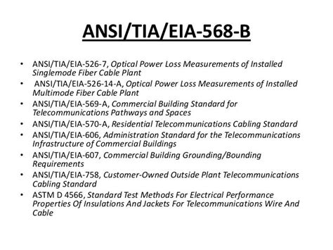 Tia/Eia 568B Standard Wiring Diagram Collection