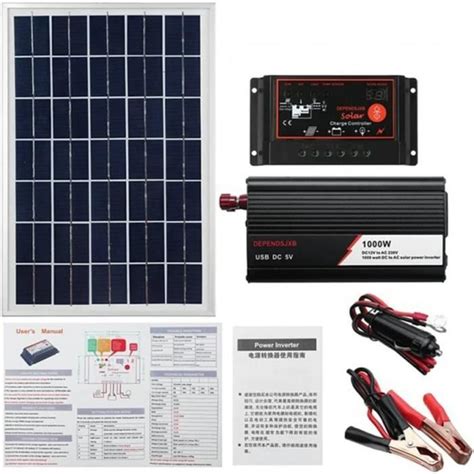 Kit De Panneaux Solaires W V Syst Me De Panneaux Solaires Solaires