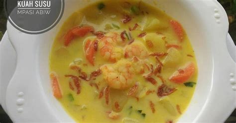 22 Resep Mpasi Udang 1 Tahun Susu Enak Dan Mudah Cookpad