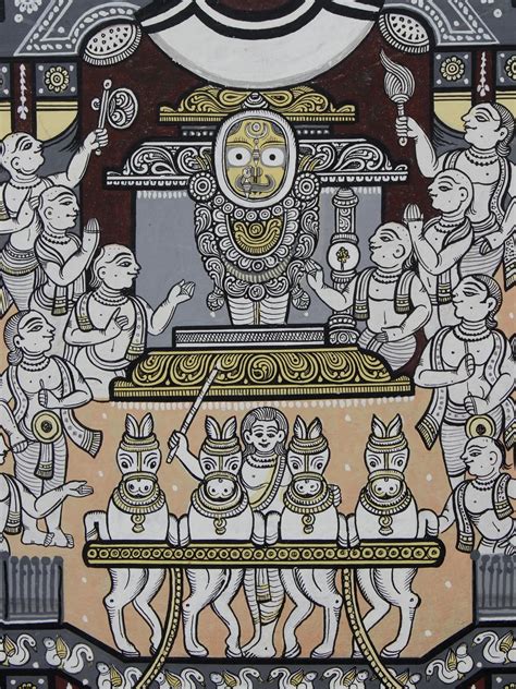 Shri Jagannath Rath Yatra Superfine Pattachitra Painting