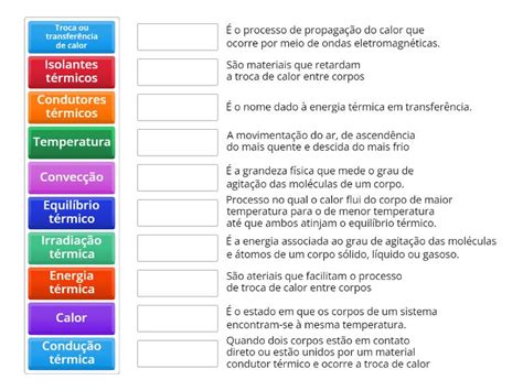 Temperatura E Calor Match Up