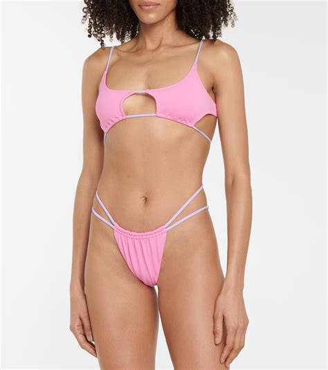 Theresa Bikini Bottoms In Pink Reina Olga Mytheresa