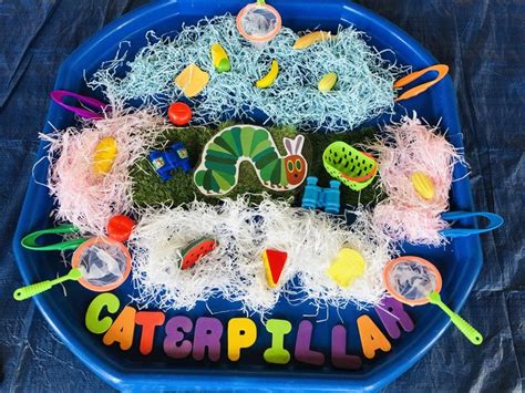 Hungry Caterpillar Tuff Spot Tuff Tray Messy Play Hungry Caterpillar