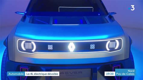 La 4l électrique Dévoilée Au Mondial De Lautomobile Sera Construite Sur Le Site Renault De