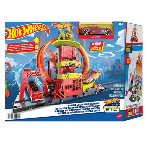 Pista Hot Wheels City Super Fire Station Universo Binario