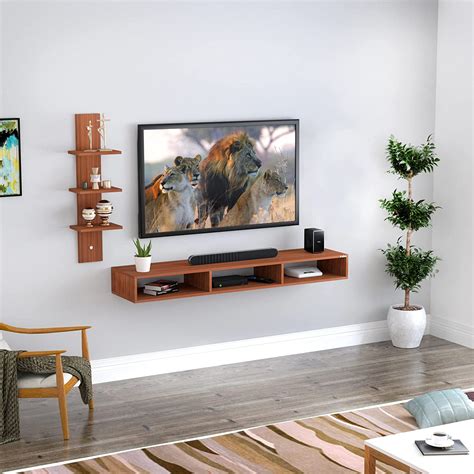 Anikaa Revolt Engineered Wood Wall Mount Tv Unittv Standwall Set Top Box Standtv Cabinettv