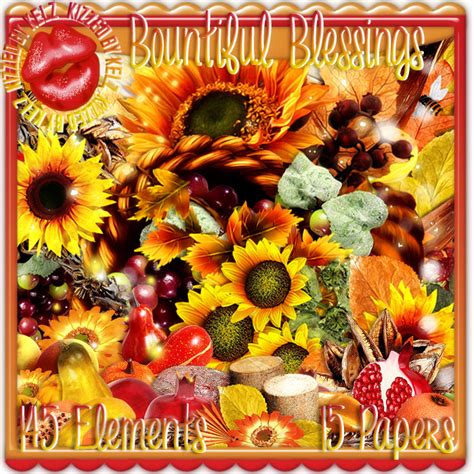 Kizzed By Kelz CT Blog: Bountiful Blessings Kit