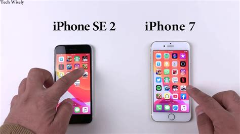 Speed Test IPhone SE 2 Vs IPhone 7 YouTube