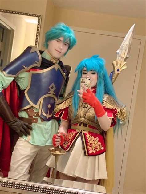 My Ephraim cosplay, feat. my friends’ Eirika and Lyon cosplays : r ...