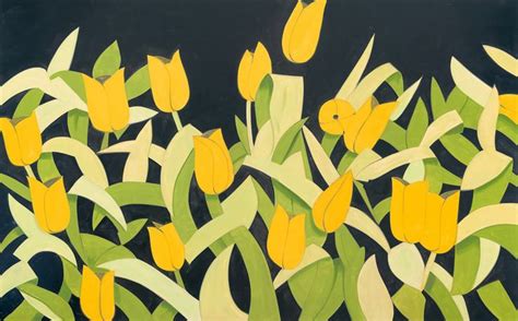 Alex Katz Tulips 4 2013 Flower Painting Tulip Artwork Alex Katz