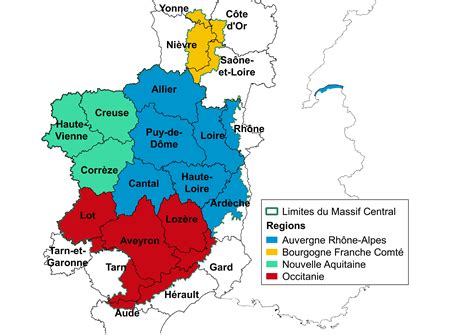 Massif Central Département Vacances Guide Voyage