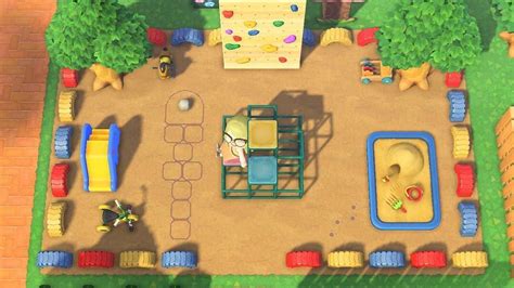 Animal Crossing Inspiration On Instagram Playground With Tire Toy