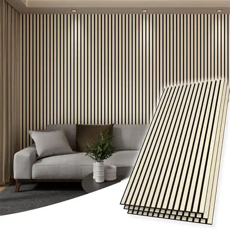 Aku Wood Wall Panels D Fluted Sound Absorbing Slat Wall Paneling In