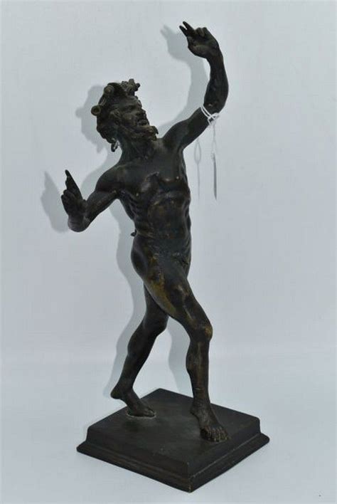 Bronze Bacchus Standing Nude Model Figures Groups Sculpture Statuary