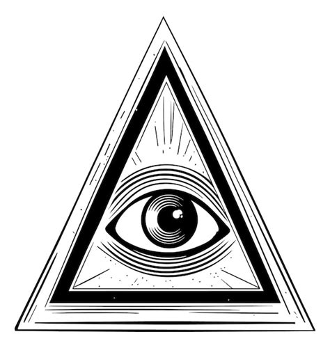 Premium Vector Eye Of Providence Occultism Magic Witchcraft Eye In A