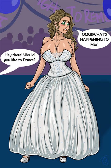 Busty Prom Dress TG by kittymellow on DeviantArt