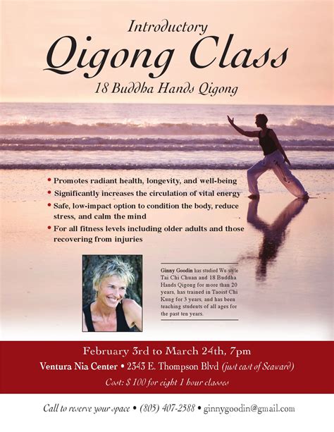 Qigong Flyer By Ginny Goodin Issuu