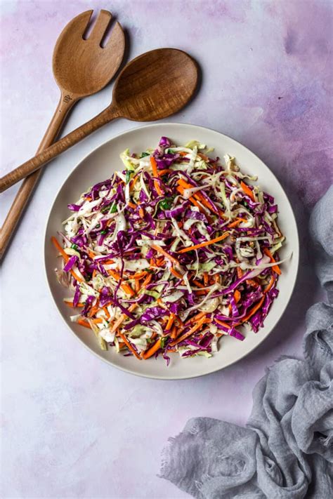 Easy Cabbage and Carrot Salad (without Mayo) | Toshi's Table