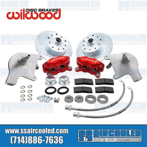 EMPI Disc Brake Kit Front 5x130 5x4 75 Wilwood 4 Piston Calipers