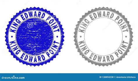 Grunge KING EDWARD POINT Textured Stamps Stock Vector - Illustration of ...