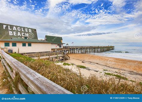 Flagler Beach Municipal Pier Editorial Photo | CartoonDealer.com #118512339