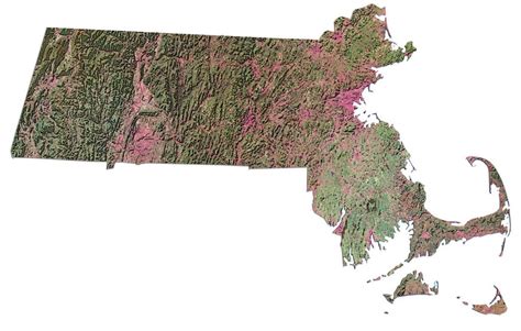 Map of Massachusetts - Cities and Roads - GIS Geography