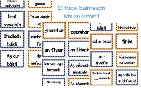 Mash Class Level An Aimsir Vocab Display