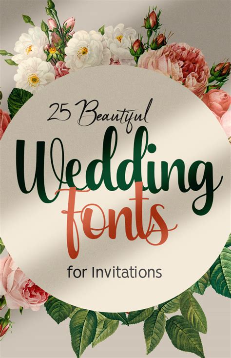 25+ Beautiful Wedding Fonts | Graphic Design Junction