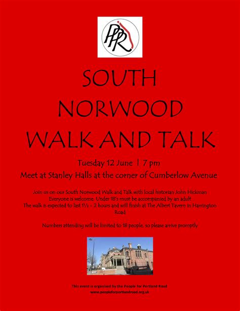 Free guided tour of South Norwood – People for Portland Road