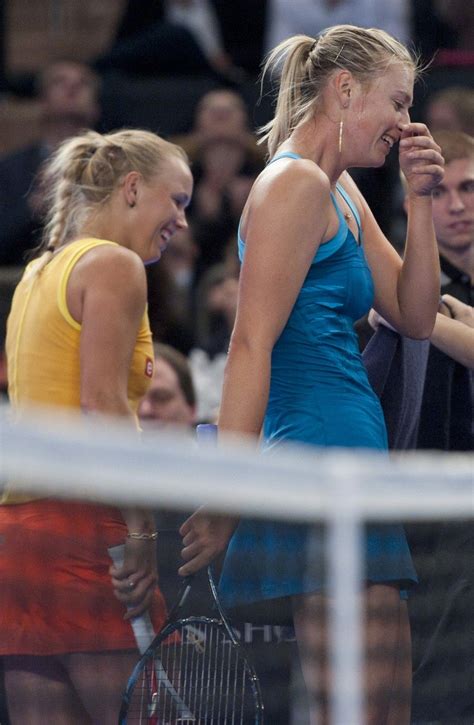 Maria Sharapova And Caroline Wozniacki Get Wild At The Bnp Paribas Showdown [video] Ibtimes