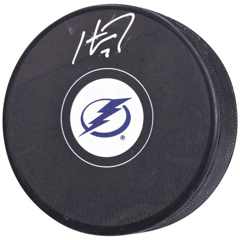 Haydn Fleury Tampa Bay Lightning Autographed Hockey Puck Fanatics