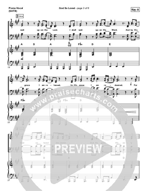 God So Loved Sheet Music PDF (Hillsong Worship) - PraiseCharts