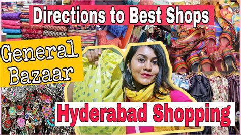 Best Shops In General Bazaar Secunderabad Hyderabad Shopping Youtube