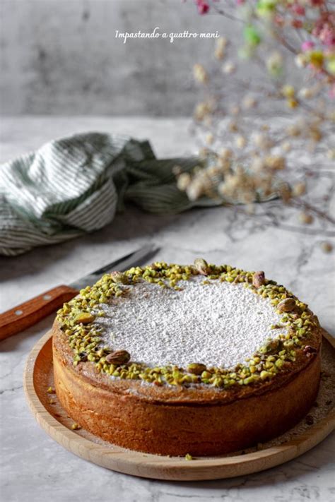 Crostata Ricotta E Pistacchio Impastando A Quattro Mani