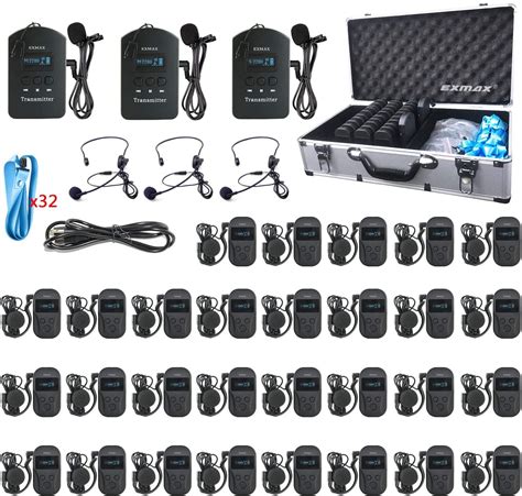 Amazon EXMAX EXD 101 2 4G Wireless Audio Tour Guide System