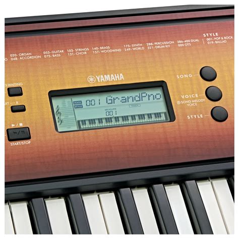 Yamaha PSR E360 Tragbares Keyboard Maple Gear4music