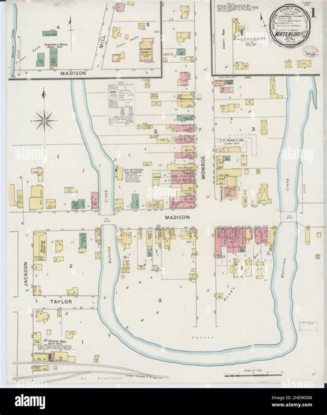 Map of waterloo wisconsin hi-res stock photography and images - Alamy