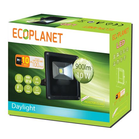 Proiector Cu LED 10W Lumina Rece 6500K Ecoplanet EMAG Ro