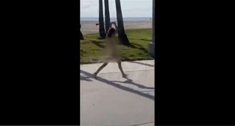 Welcome To California Crazy Naked Woman Goes On Violent Rampage In